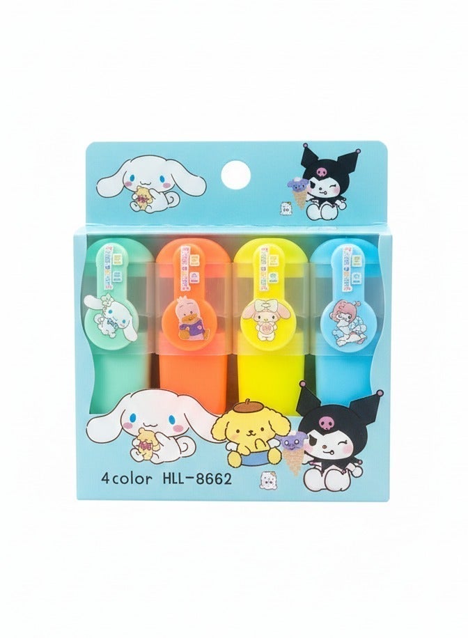 مجموعة أقلام تحديد فوسفورية بألوان متنوعة - Image 2