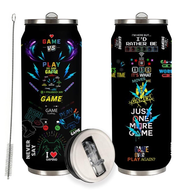 GAMER TUMBLER CUPGIFTS FOR GAMERSCOOL GAMING GIFT FOR MEN TEEN BOYS BOYFRIENDGAMING MUGSVIDEO GAME GIFTGIFTS FOR THE GAME LOVERS STAINLESS STEEL TUMBLER 17OZ