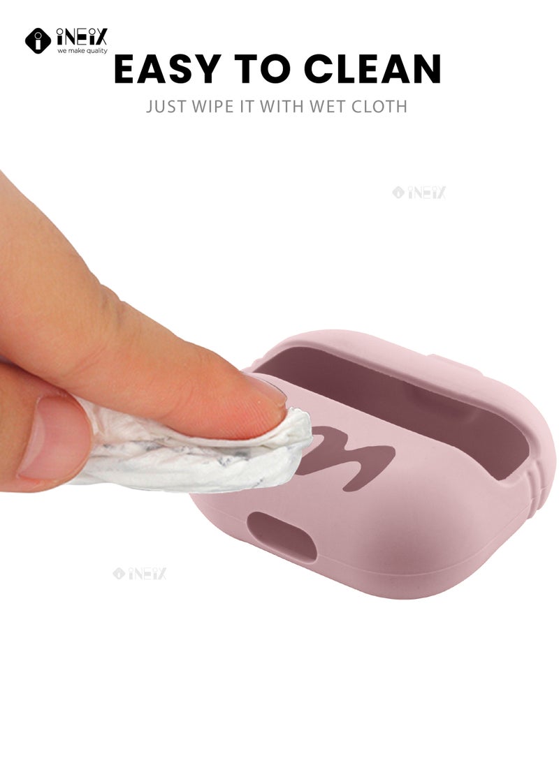 INEIX - 3-Piece Soft Silicone Case Cover For Apple AirPods 3 (3rd Generation) 2021 Pink Sand - Image 1
