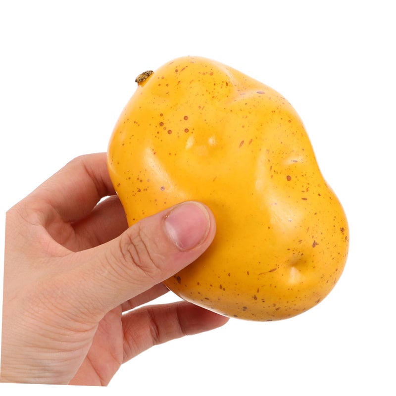6Pcs Realistic Artificial Potatoes Foam Vegetable Props For Home Decor Photography Display - Image 5