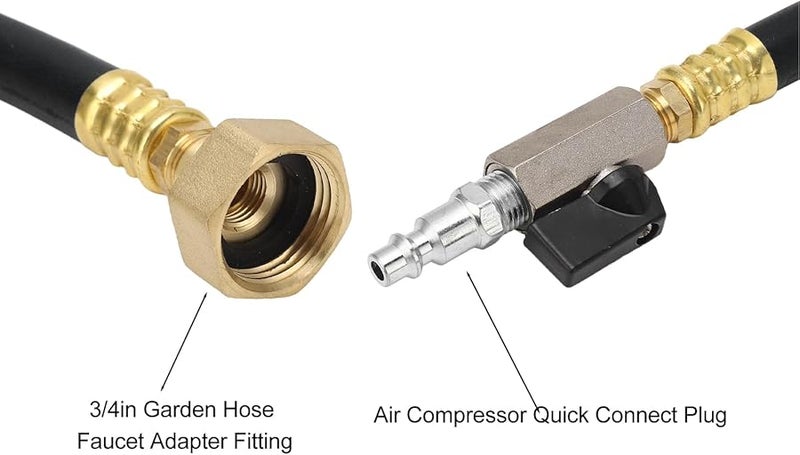 RV Winterizing Kit Quick Connect Plug For 3 4 Inch Garden Hose Faucet Black - Image 5