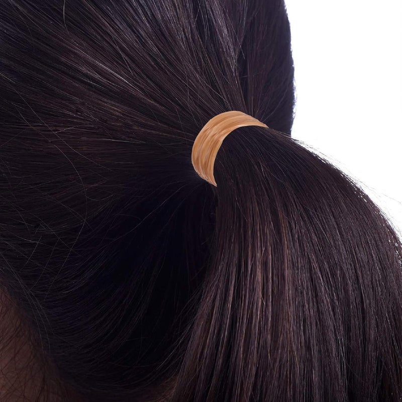 Hicarer 1000 Mini Brown Rubber Bands for Hair - Image 4