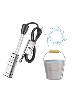 Generic Submersible Water Heater for Bathtubs, Hot Tubs, and Pools, 2500W Immersion Heater with Temperature Control and 304 Stainless Steel Protection, Heats 5 Gallons in Minutes  - Image 1