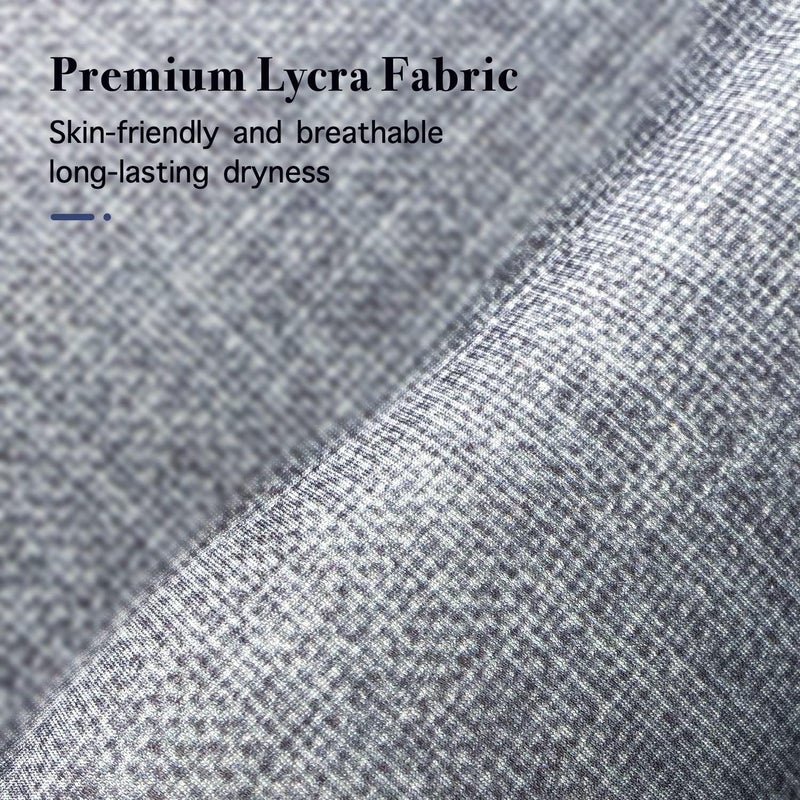 إكسوفيب وسادة ماوس مع دعم للمعصم، ناعمة ومريحة وقابلة للغسل يدويًا للاستخدام في المنزل والكمبيوتر واللاب توب وماك بوك والمكتب والسفر، لون رمادي 9558 - Image 5