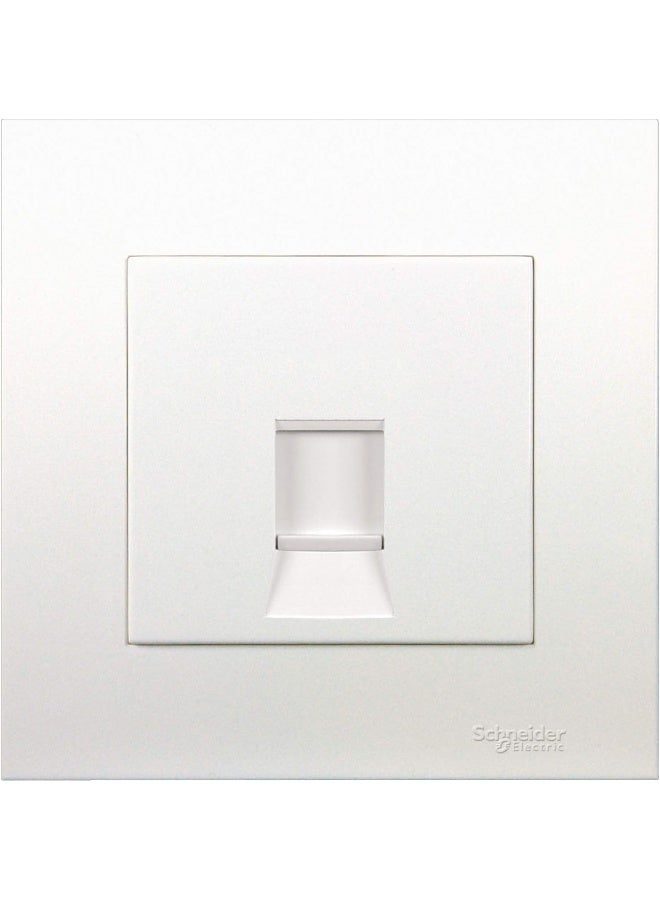 Schneider Electric Vivace 1 Gang Data Socket With Shutter White Kb31Rjk