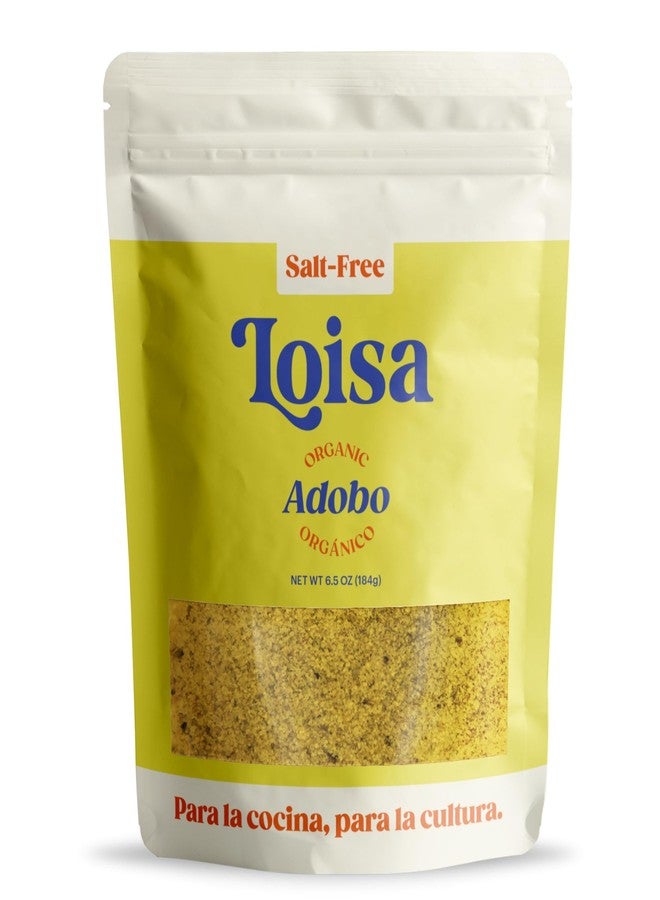 Loisa SALT FREE Adobo Seasoning, USDA Organic, Non-GMO, No-MSG, No Preservatives, No Artificial Coloring, No Artificial Flavors, Bulk Bag - Image 1