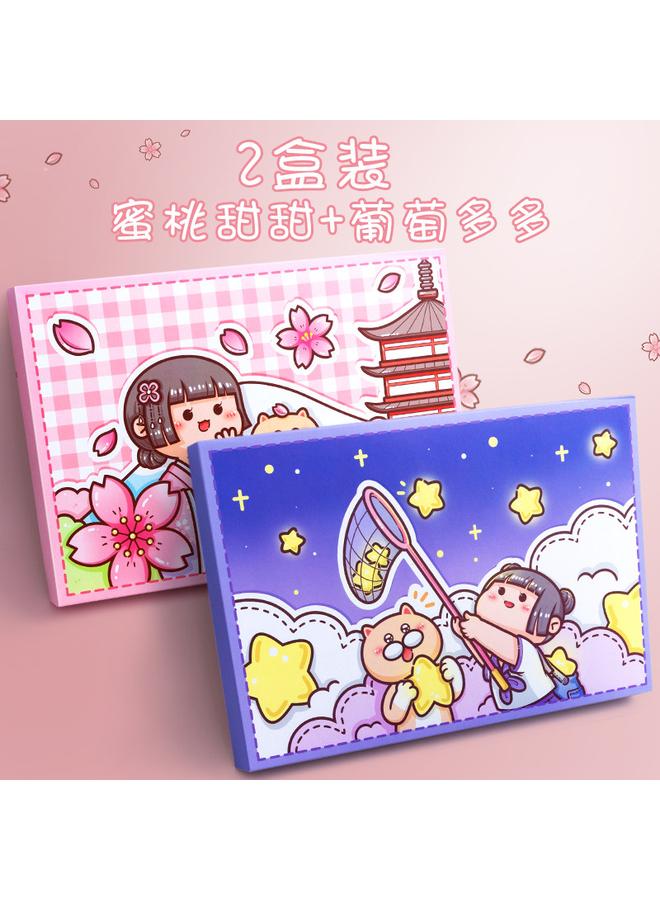 Bluejw Small Potato Hand Account Book Suit Girl's Heart Lovely Wind Big Gift Box Girl Loose-leaf Hand Account Book Tool Material Complete Set - Image 1