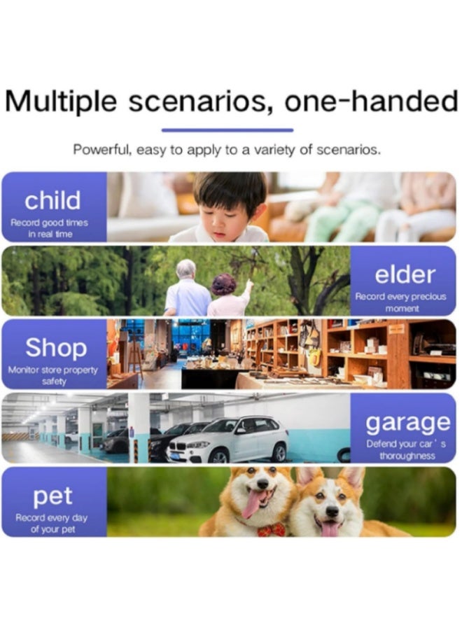 Generic Wireless Network Camera Mini WiFi Camera 1080P HD Home Night Vision Remote Monitoring Micro Baby Monitor Supports Video Playback Function - Image 2