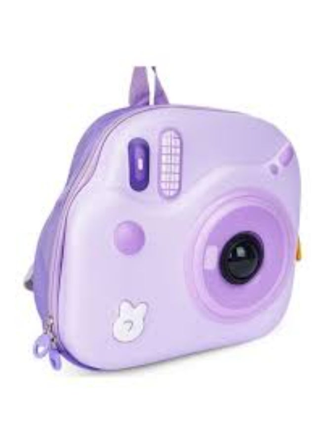 Camera-shaped children's backpack, cute kindergarten school bag with touch-sensitive flashlight - Image 2