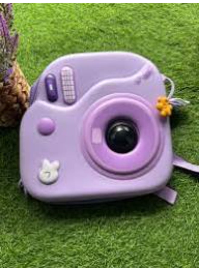 Camera-shaped children's backpack, cute kindergarten school bag with touch-sensitive flashlight - Image 3