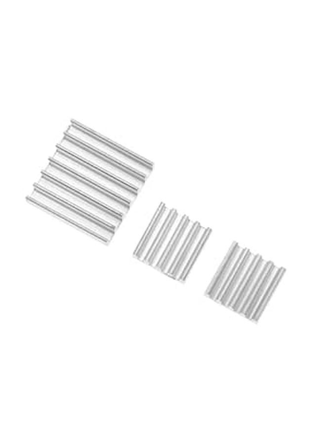Aluminum Heatsink Kit with Thermal Tape for PCB Cooling 3 Pieces - Image 1
