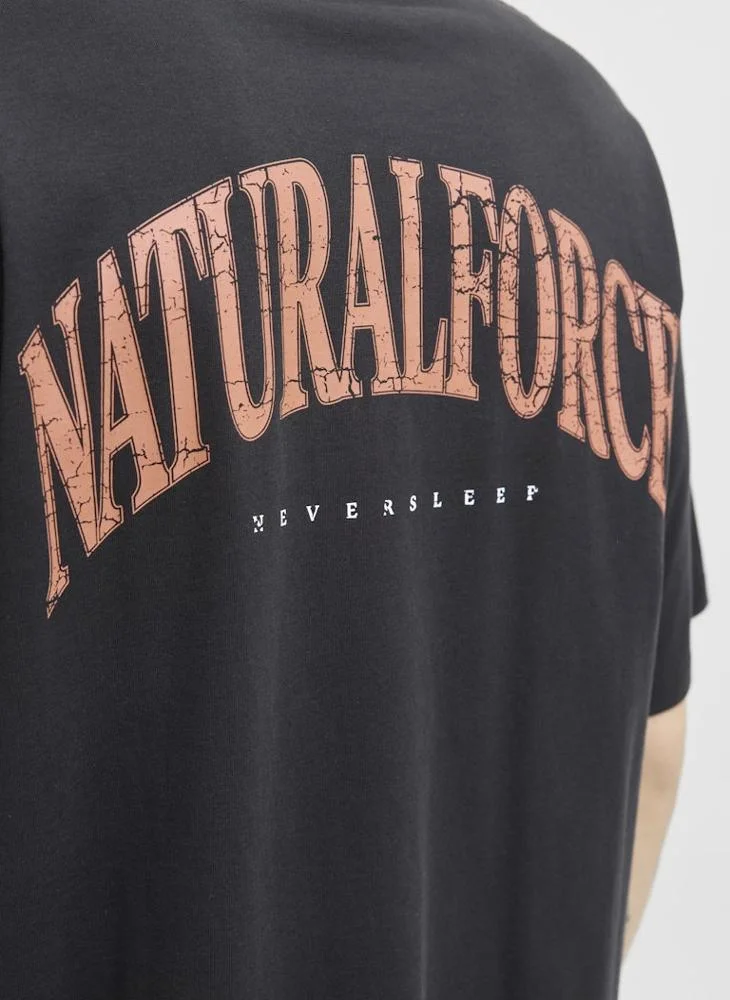 JACK & JONES Plus Size Regular Fit Crew Neck T-Shirt