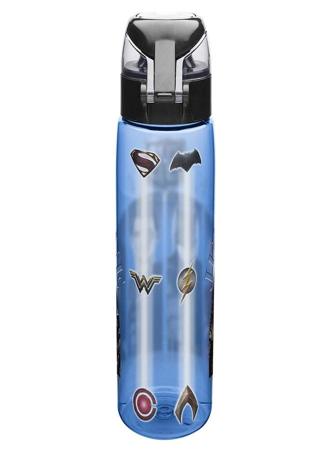 زاك ديزاينز زجاجة مياه Zak Designs JLMA-K950 من فيلم فرقة العدالة من دي سي كوميكس، خالية من مادة BPA، مزودة بحلقة، سعة 25 أونصة، متعددة الألوان، قطعة واحدة - Image 2