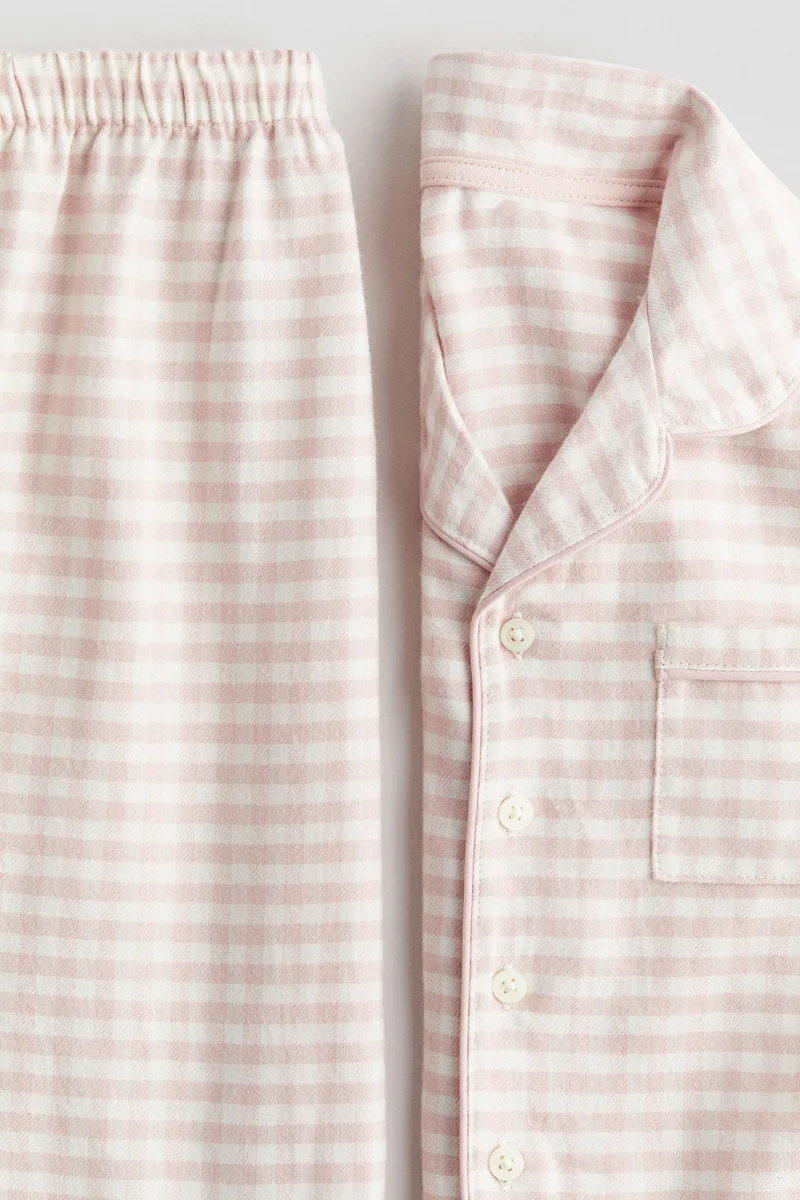 اتش اند ام بيجاما من قطن الفلانيل