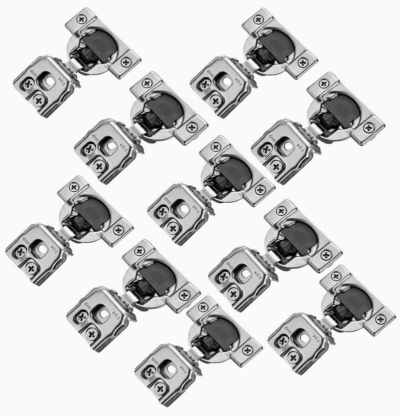 Elysian Soft Close 114 Overlay Cabinet Hinge Cabinet Kitchen Hardware Kitchen Cabinet Door Hinges with Screws 105 Degree 6 Ways 3 Cam Adjustment - Image 2