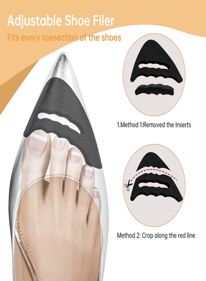 Kiqeres 14 Pairs Heel Grips Heel Pads - Premium Foam Shoe Inserts, Liner Heel Slip Pads, Enhance Loose Shoe Fit for Men Women and Stop Slipping, Rubbing, Foot Pain (Beige + Black) - Image 3