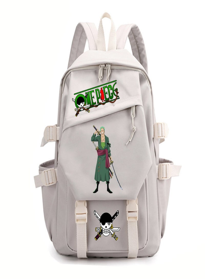 One Piece Roronoa Zoro Children Bag Sackpack Backpack Laptop Sports Bags Fashion for Women Girls Kids