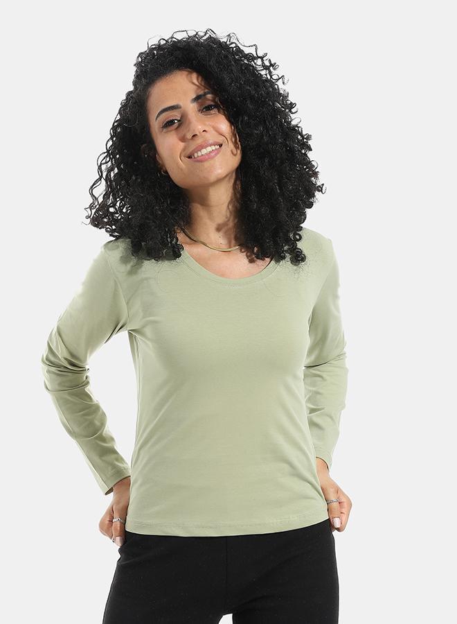 Xtcy Single Lycra Bodysuit with Wide Neck women - Image 1