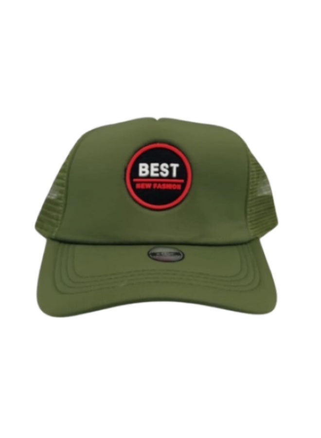 Large Olive Green cap with BEST New Fashion