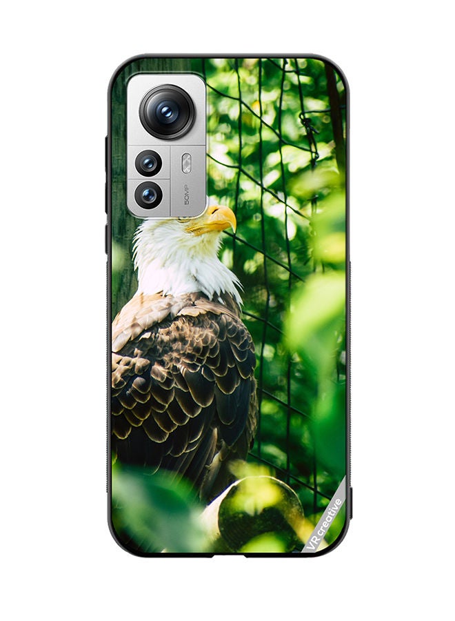 VR CREATIVE Protective Case Cover For Xiaomi 12 Pro Mighty Eagle Design Multicolour - Image 1