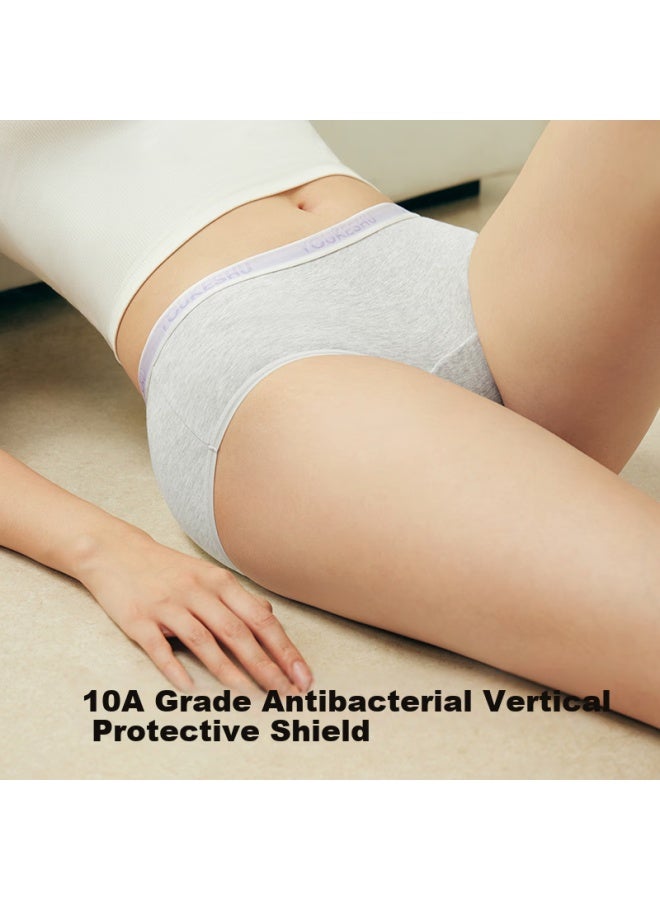 Youkeshu a Class Baby Cotton Underwear Girls Pure Cotton 10a Antibacterial Mulberry Silk Crotch High Elasticity Sports Wind Triangle Pants - Image 2