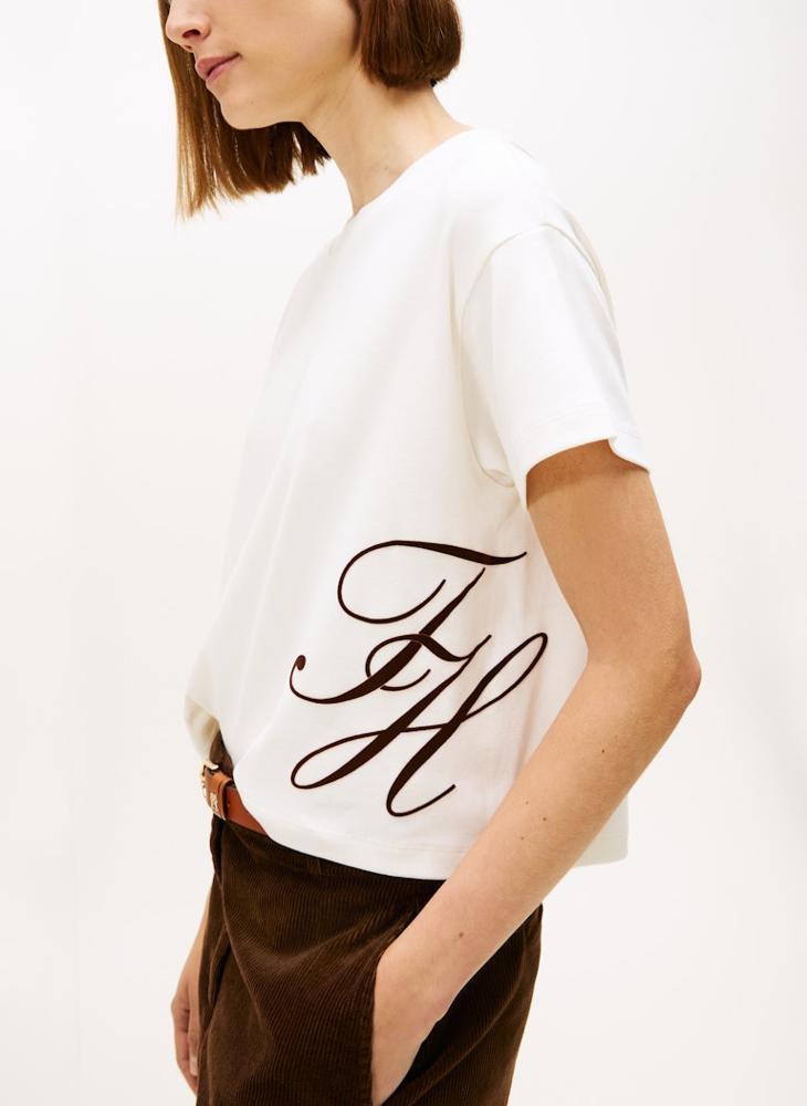 TOMMY HILFIGER Graphic Crew Neck T-Shirt - Image 3