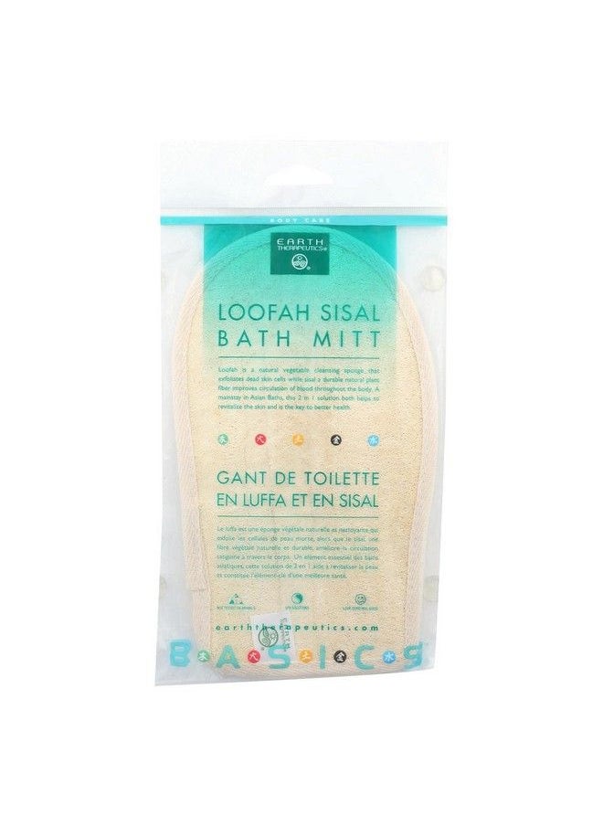 Earth Therapeutics - Loofah Sisal Bath Mitt Ct - Image 1