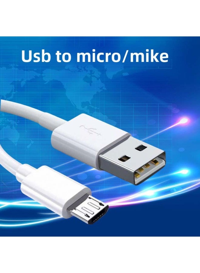 كابل شحن USB إلى مايك مايكرو سلك طاقة سماعة بلوتوث كابل شحن لعبة مصدر الأجهزة الرقمية الشركة المصنعة - اللون: 30 سم أسود ميكروفون نحاسي قياسي وطني ثنائي النواة  - Image 2