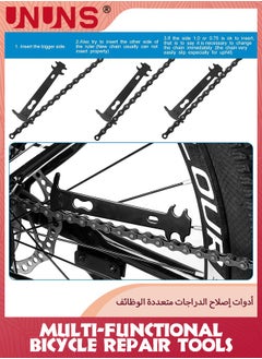 UNUNS Bike Repair Kit,16-IN-1 Electric Bike Conversion Kit+Bike Link Plier+Chain Breaker Splitter Tool+Chain Checker+3 Pairs Bicycle Missing Links,Multi-Functional Repair Tools,Quick Fix Kit For Cyclist  - Image 5