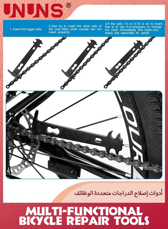 UNUNS Bike Repair Kit,16-IN-1 Electric Bike Conversion Kit+Bike Link Plier+Chain Breaker Splitter Tool+Chain Checker+3 Pairs Bicycle Missing Links,Multi-Functional Repair Tools,Quick Fix Kit For Cyclist - Image 5