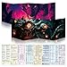 Byhoo 2 PCS DM Screen for DD 5E with 2 Immersive ThemesWaterproof Reusable Surface TriFold Portable Design Folds to A4 Size DND Accessories Compatible with Players Handbook - Image 2