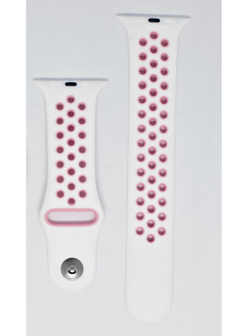 BORTONY Replacement Watch Band With Protective Screen Cover For Apple Series 7/6/5 Size 38/40/41mm - Image 3