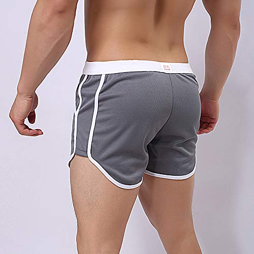 Rexcyril Men's Running Workout Bodybuilding Gym Shorts Athletic Sports Casual Short Pants Medium 2-Pack - Image 3