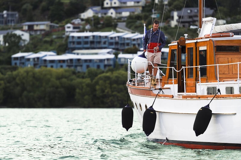 Polyform EFC-2 Black Boat Fender Cover, Fits F-2, HTM-2, G-5 Boat Fenders - Image 2