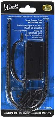 Wright Products مجموعة أدوات باب الشاشة من رايت برودكتس، أسود - Image 1