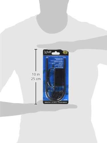 Wright Products مجموعة أدوات باب الشاشة من رايت برودكتس، أسود - Image 3