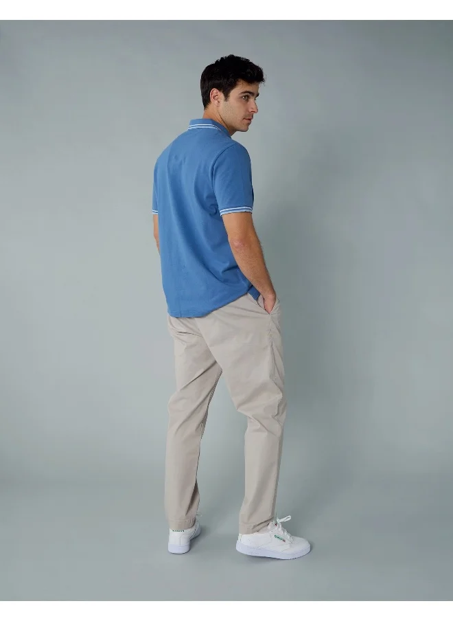 امريكان ايجل AE Stretch Pique Tipped Polo Shirt