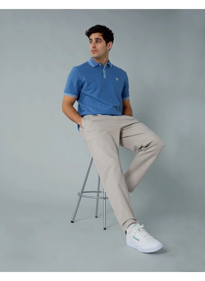 امريكان ايجل AE Stretch Pique Tipped Polo Shirt