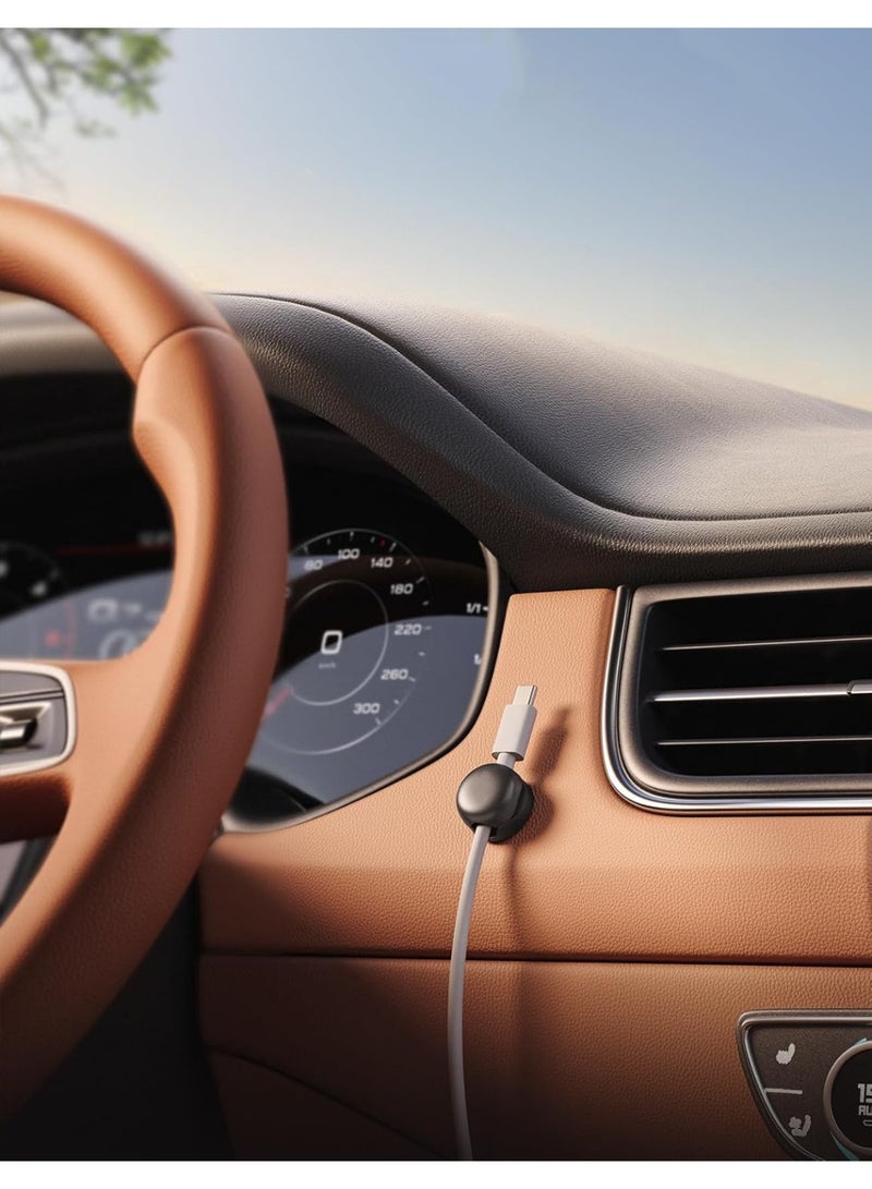 Multi-functional Cable Organizer - Suitable for Kitchen, Car, Living Room, Bedroom, Accommodates Cables with Diameter Up to 6.8mm (6 pcs blue) - Image 2