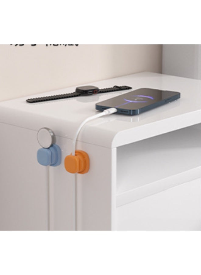 Multi-functional Cable Organizer - Suitable for Kitchen, Car, Living Room, Bedroom, Accommodates Cables with Diameter Up to 6.8mm (6 pcs blue) - Image 5