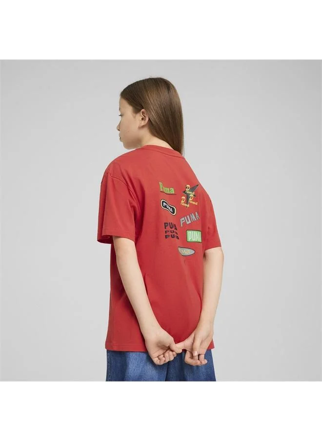بوما Road To Unity Relaxed Graphic Tee Youth