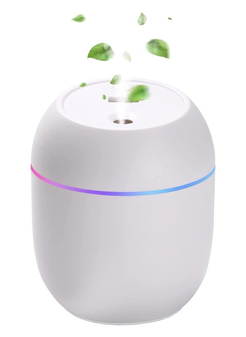 Mini Humidifier for bedroom, Air Humidifier with 7 Color LED Night Light, Quiet Humidifiers for Sleeping for bedroom, Night Light Function,2 Mist Modes
