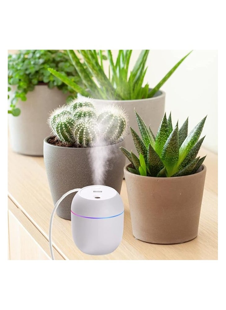 Generic - Mini Humidifier for bedroom, Air Humidifier with 7 Color LED Night Light, Quiet Humidifiers for Sleeping for bedroom, Night Light Function,2 Mist Modes - Image 1