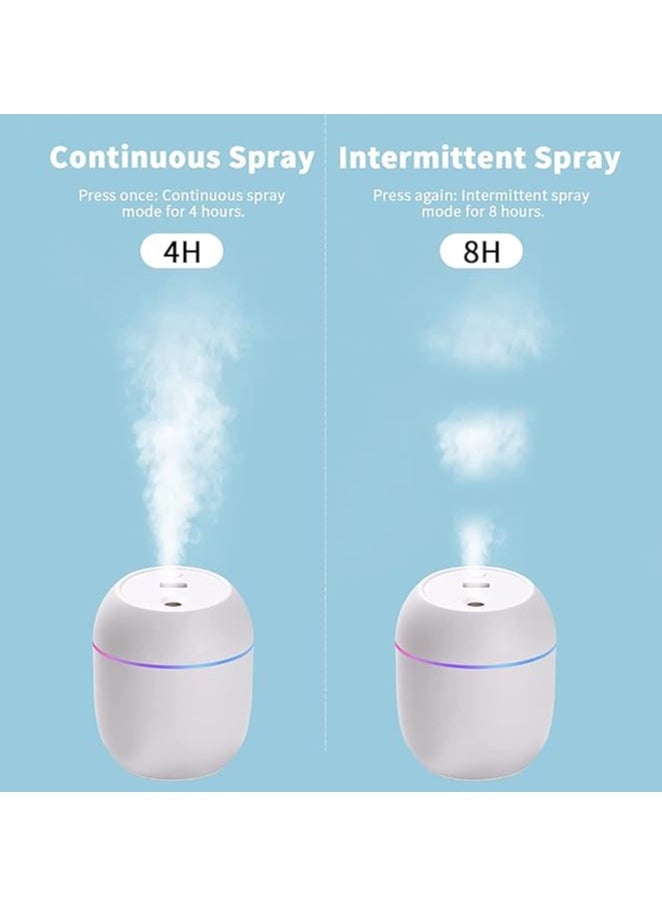 Generic - Mini Humidifier for bedroom, Air Humidifier with 7 Color LED Night Light, Quiet Humidifiers for Sleeping for bedroom, Night Light Function,2 Mist Modes - Image 1