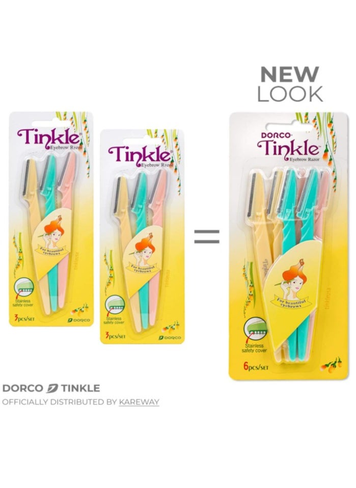 Tinkle - Tinkle 12 PCS Eyebrow or Face Hair Removal Safety Razors Trimmer Shaper Shaver cosmetics - Image 1