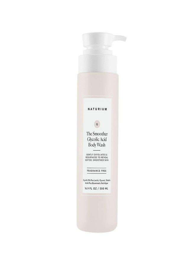 Naturium The Smoother Glycolic Acid Exfoliating Body Wash, Soft & Smoothing Cleanser, 16.9 oz - Image 1