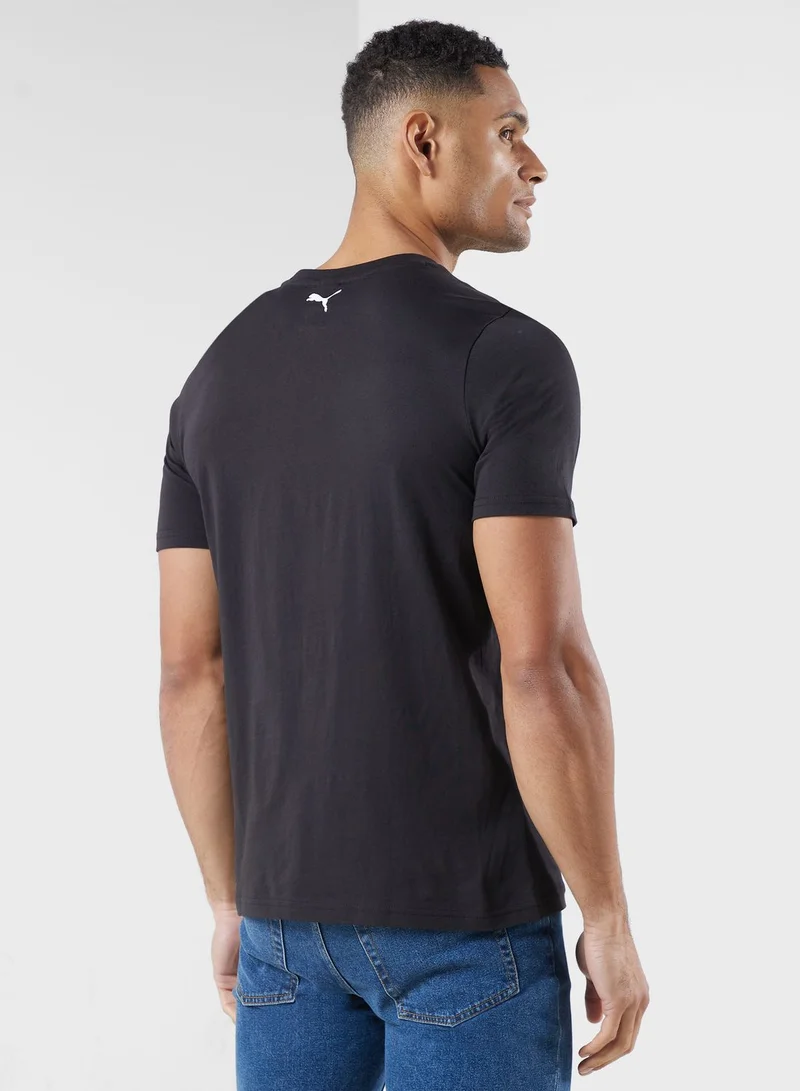 PUMA Ferrari Race Big Shield Tonal T-Shirt