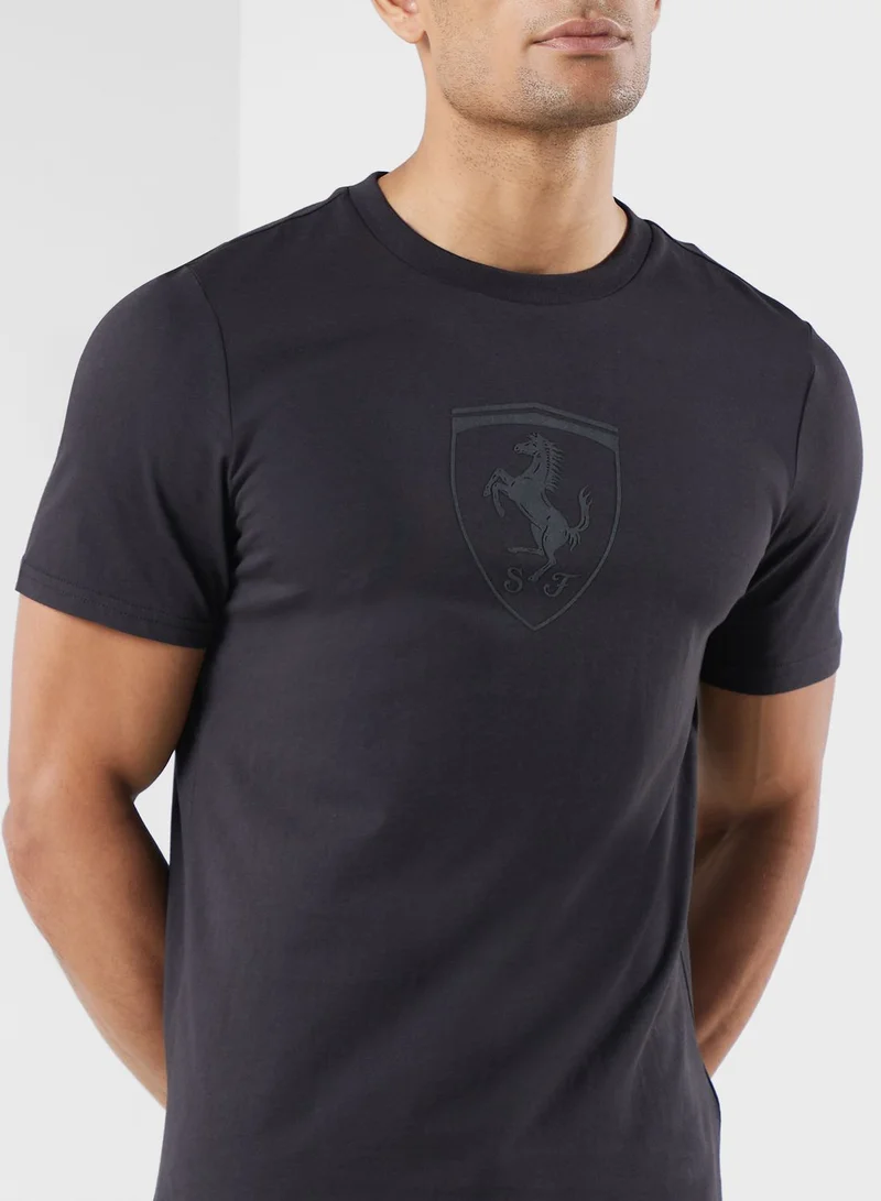 PUMA Ferrari Race Big Shield Tonal T-Shirt