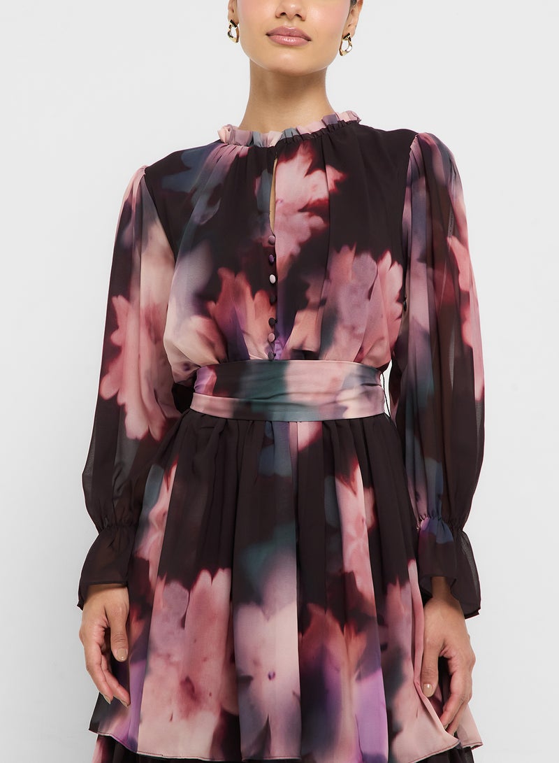 Frock and Frill Ruffle Detail Tiered Maxi Dress  - Image 3