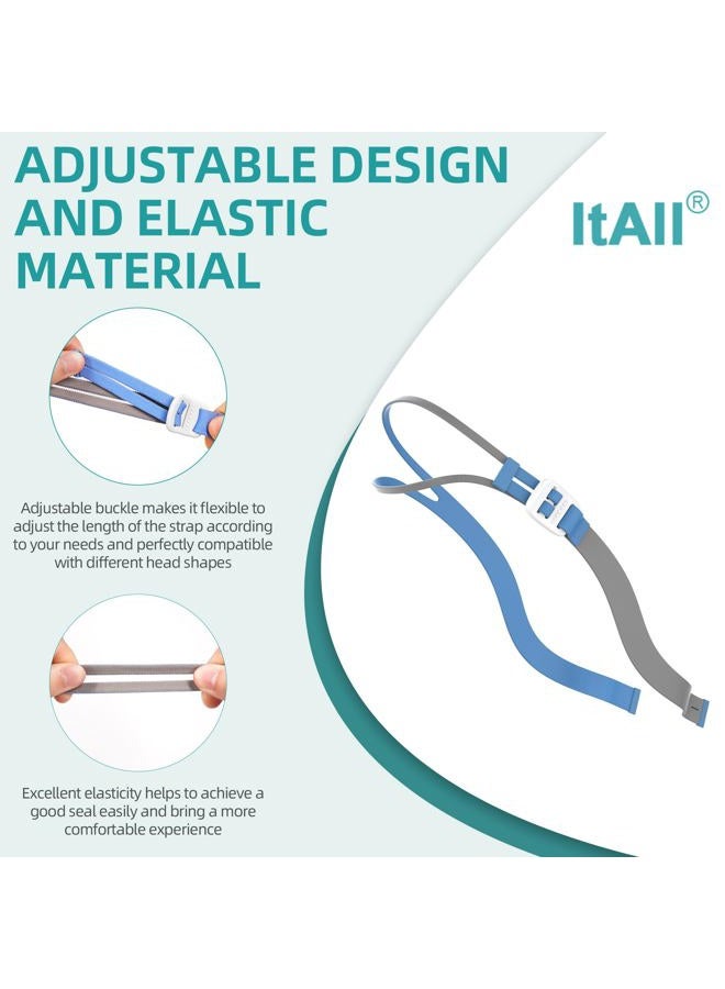 ItAll Supplies Replacement Hose Frame Strap and Clips Compatible with P10, Comfortable Fit and Perfect Seal Without Noise - Image 2
